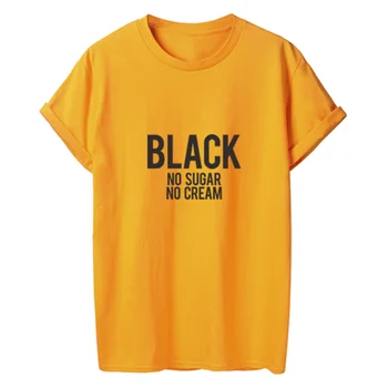 ONSEME Black Jokio Cukraus Nr. Kremas Spausdinti Tees Atsitiktinis Juokingi Marškinėliai trumpomis Rankovėmis Moterims trumpomis Rankovėmis Grafinis T-Shirt Balta Q-628