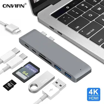 Onvian USB C Hub USB 3.1 Tipas-C Hub Į HDMI Adapteris 4K 