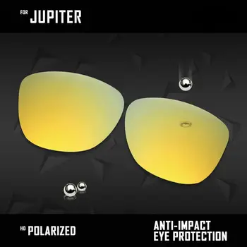 OOWLIT Lęšiai Endoprotezų Oakley Jupiter Poliarizuoti Akiniai nuo saulės - Kelių Spalvų