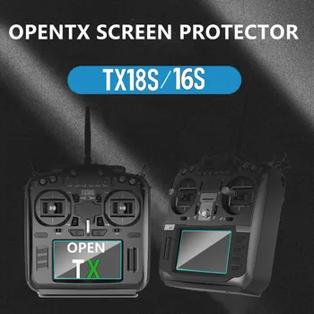 OPENTX TX16S TX18S RC Siųstuvas Stiklas Grūdintas Screen Protector, Radijo Nuotolinio valdymo pultelis RC Krepšelį Atveju Maišeliu Apsauga