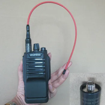 OPPXUN OPX-772 raudona SMA-F SMA VHF/UHF 144/430MHz antena baofeng puxing wouxun už kenwood TYT HYT QUANSHENG raiods