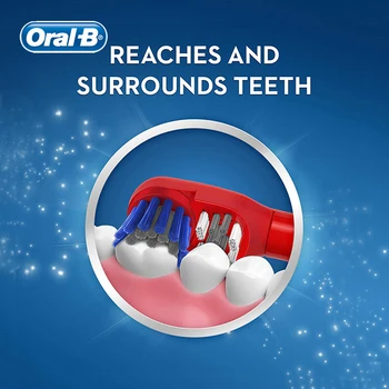 Oral-B Elektrinis dantų Šepetėlis Ypatingas Vaikams Gum Burnos Priežiūros Švarus Pasukimo Vibracijos Soft Bristle Baterija Dantų šepetukas