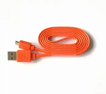 Orange USB Power Įkroviklio Kabelį, Laidą Makaronų Linijos Įkrovimo Kabelis skirtas JBL Mokestis 3+ Flip3 Flip2 