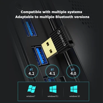 ORICO BTA-508 Mini USB Adapteris Belaidis Bluetooth Dongle Adapterį Nešiojamų Bluetooth5.0 Garso Imtuvas, Siųstuvas, Adapteris, skirtas PC