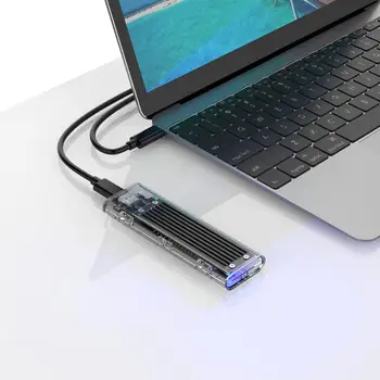 ORICO Išorinį Kietąjį Diską M. 2 NGFF SATA SSD Su 5Gbps USB C Tipo Skaidrus M. 2 SSD Talpyklos Atveju Studentas Mobile 