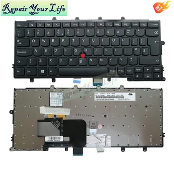 Originali X240 UK Klaviatūra Lenovo Thinkpad X240S X250 X260 Nešiojamojo kompiuterio Klaviatūra P/N:0C44740 04Y0967 CS13X SN5321 UK