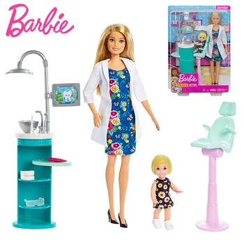 Originalias Barbie Lėlės stomatologas patirtis Asortimentas Fashionista Mergina Mados Lėlės Lėlės bonecas vaikams, žaislai mergaitėms Gimtadienio Dovana
