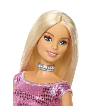 Originalias Barbie Lėlės su Gimtadieniu Lėlės, Žaislai Mergaitėms, Rausvos spalvos, Šalis Suknelė Barbie Drabužių su Šiuo Karšto Žaislai, Gimtadienio Dovana
