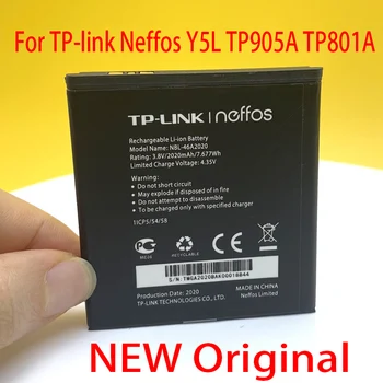 Originalus 2020mAh NBL-46A2020 Baterija TP-link Neffos Y5L TP905A TP801A Mobiliųjų Telefonų Sandėlyje Naujausias Gamybos Akumuliatorius