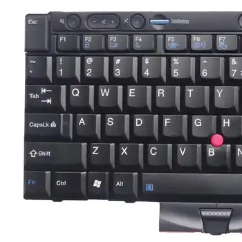 Originalus 95% naujos anglų klaviatūra Lenovo Tinkpad T410 T420 X220 T510 T510i T520 T520i W510 W520 T400S T410i T420i X220i T410