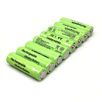 Originalus AA baterijos 5800mAh daugkartinio įkrovimo baterija 1,5 V Šarminės baterijos Laikrodžiams, pelės, kompiuterių, žaislų, apie+1pcs Įkroviklis