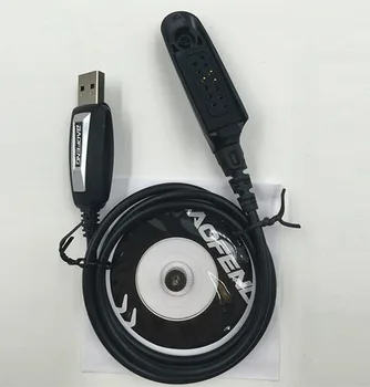 Originalus BAOFENG UV-9R PLUS bf-a58 2 Smeigtukai USB Programavimo Kabelis su CD Vairuotojo vandeniui BAOFENG A58 walkie talkie