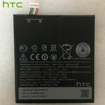 Originalus BOPJX100 baterija HTC E9 Baterijų E9w E9+ Plius E9PW Galinga Baterija 2800mAh Nekilnojamojo Pakeitimo mobile