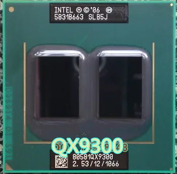 Originalus Intel CPU Procesorius QX9300 qx9300 SLB5J 2.53 GHz 1066MHz FSB Lizdą P scrattered gabalus PM45 gali dirbti