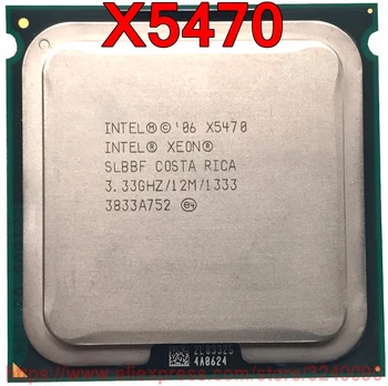 Originalus Intel Xeon CPU X5470 Procesorius 3.33 GHz/12M/1333MHz, Quad-Core Lizdas 771 nemokamas pristatymas greitas laivas iš