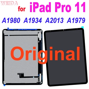 Originalus iPad Pro 11 A1980 A1934 A2013 A1979 LCD Ekranas Jutiklinis Ekranas skaitmeninis keitiklis Asamblėjos Pakeitimo 