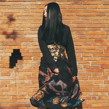 Originalus Japonų Stiliaus Moteris, Kimono Diržas Harajuku Gėlių Mados Streetwear Derliaus Juostos Yukata Pločio Diržai Cummerbunds