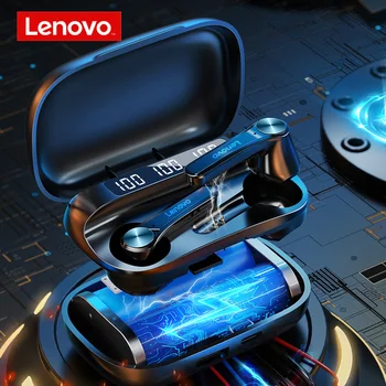 Originalus Lenovo QT81 TWS Bevielės Ausinės Bluetooth laisvų Rankų Dual Stereo Bass Touch Kontrolės, Triukšmo Mažinimo Xiaomi Huwei