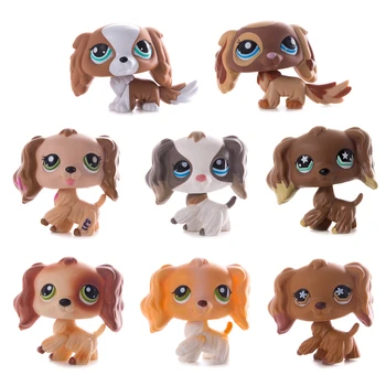 Originalus Little Pet Shop LPS Katė Cocker Spanielis, Šuo Aukštos Kokybės Lėlės Rinkti Veiksmų Skaičiai Modelio Žaislai Mergina Vaikų Dovanų