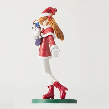 Originalus paveikslas Soryu Asuka Langrey Kalėdų Dress Ver PVC Veiksmų skaičius, Mielas mergaitė Modelio surinkimo žaislas Kalėdų dovana