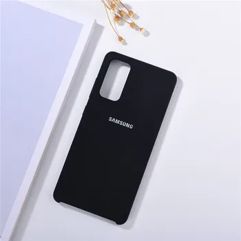 Originalus Samsung S20 FE S20 Lite Skystu Silikonu Atveju, Minkštas Apsauginis Atgal Mobilųjį Telefoną Padengti Galaxy S20FE S20 Lite