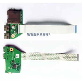 Originalus Satellite Pro L650 PSK1KA L655 USB skaitytuvas kartono, su laidu 6050A2335001-KORTELĖS-A02