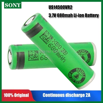 Originalus Sony 14500 680mah US14500VR2 14500 baterija elektroninių dantų šepetėliu fotoaparatai, vaizdo kameros Skustuvas medicinos prietaisas