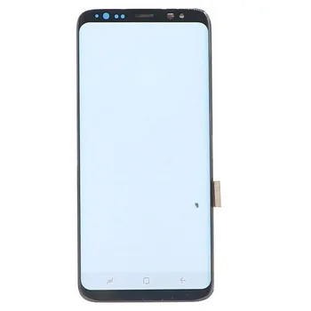 Originalus Super AMOLED S8 Plus Ekranas Samsung Galaxy S8+ G955 G955FD G955F Su rėmo LCD Jutiklinis Ekranas skaitmeninis keitiklis Negyvų pikselių