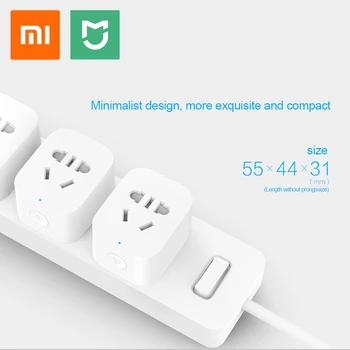 Originalus Xiaomi Mijia Smart Wifi Lizdas Belaidžio Nuotolinio valdymo Lizdo Adapteris, Maitinimo Laikmatis yra valdomos nuotoliniu būdu