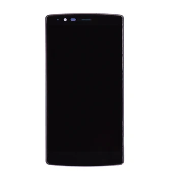 Originalą LG G4 H810 H811 H815 LCD ekranas ir Touch Ekranas skaitmeninis keitiklis su Rėmu LG G4 H818 Dual SIM Versija