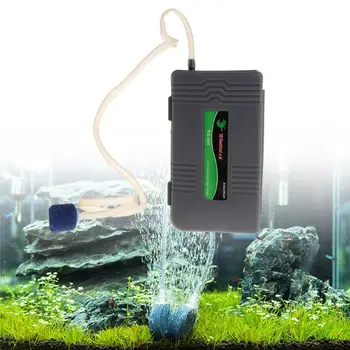 Oro Siurblys Nešiojamų Akvariumo Žuvų Bakas Baterija Deguonies Aeratorius Su Akmens