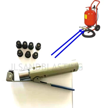 Oro Smėlio Sprogdinimo Gun 5-20Gallon Mobiliojo Sandblaser Bakas Su 7 Gabalus Antgalis Ir 1 Vario Montavimo
