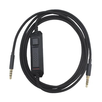 Paieška USB Žaidimų Ausinės Nešiojamų Inline Kontrolės Aksesuaras 3.5 mm Audio Kabelių Linijos Pakeitimo 