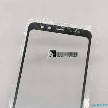 Pakeitimas Priekinio Stiklo SAMSUNG Galaxy A8 2018 A530 A530F A530DS A8 Plius A730 A730F A730DS Ekranas Išorinis Stiklo Lęšis