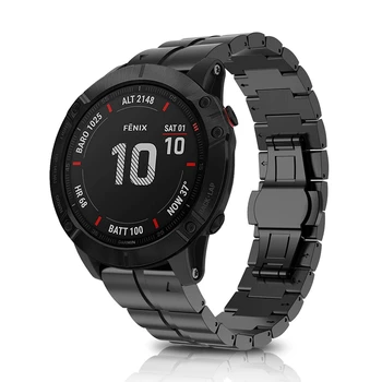Pakeitimo Easyfit Titano Lydinio Apyrankė Dirželiai Garmin Fenix 6X Pro Watchband Quick Fit Dirželis Garmin Fenix 6X Žiūrėti