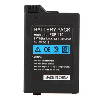Pakeitimo Slim Išplėsta Baterijos Nustatyti, Juoda Ir Balta, Durų Apima Sony PSP 2000 3000 Patvarus Baterijos Dangtelis