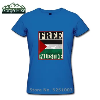 Palestinos Vėliava Vintage marškinėliai moterims Mados Trumpas Rankovės Nostalgija T-shirt Nemokamai Palestinoje Classic Prekės ženklo Projekto Gerbėjų Nudžiuginti tee