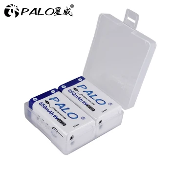 PALO 6F22 9V USB 9V Baterija Li-ion 650mAh, Li-polimerų Įkraunama Baterija, USB 9v ličio baterija Nuotolinio Valdymo Žaislas