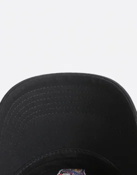 PANGKB Prekės SIGGI SMALLZ LENKTAS BŽŪP juoda hip-hop beisbolo kepurė vyrams, moterims suaugusiųjų lauko reguliuojamas atsitiktinis saulės snapback skrybėlę