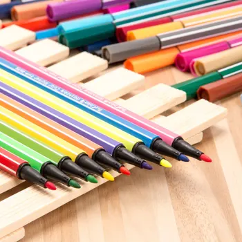 Papelaria akvarelė pen nustatyti vaikų piešinių rašiklis gali būti skalbimo pieštuku, vandens spalvos žymeklis manga teptuku pen