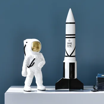 Paprasta Šiuolaikinės Astronautas Ornamentas-Studijų Amatų Apdailos Astronautas Mokslo Fction Modelis Astronautas Stereoskopinis Sci fi Modeliavimas