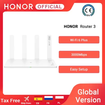 Pasaulinė Versija Originalus Huawei Honor Maršrutizatorių 3 Wifi 6+ 3000Mbps Dual-band Wireless Router Smart Home Router