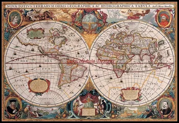 Pasaulio žemėlapis - Skaičiuojami Kryželiu Rinkiniai - 