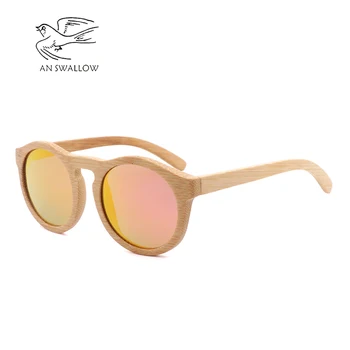 Pasaulyje geriausiai parduodamas klasikinis bambuko spalvos akiniai nuo saulės vyriški akiniai nuo saulės, poliarizuoti UV400 ultimate apsaugos moteriški akiniai nuo saulės