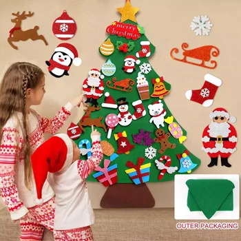 Pasidaryk pats Jaučiau, Kalėdų Eglutė, Kalėdų Dekoro Namų Navidad 2021 Naujųjų Metų Dovanos Vaikams Cristmas Papuošalai Navidad Gimdymo Dekoras