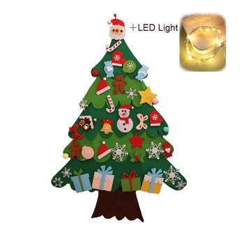 PASIDARYK pats Jaučiau, Kalėdų Eglutė su LED Šviesos NAUJŲJŲ METŲ Vaikams Dovanų Sienos Kabo Ornamentu Dekoravimui Namuose Kalėdų Dovana