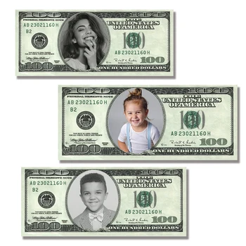 Pasirinktinius Nuotraukų Atspaudai ant JAV Dolerių Plakatas Drobė Sienos paveiksl 100 Dolerių Spausdinimo Tapybos Nuostabi Dovana Kambario Papuošimai
