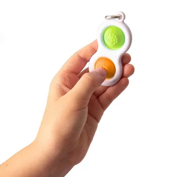 Paspauskite Fidget Paprasta Dimple Žaislas Silikono Streso Pagalbos Ranką Žaislai Išskleidimo Žaislus Vaikams, Suaugusieji, Home Office