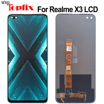 Patikrintas KOLEGA Realme X3 RMX2081 LCD Ekranas Jutiklinis Ekranas skaitmeninis keitiklis Asamblėjos Pakeisti Telefono 6.6