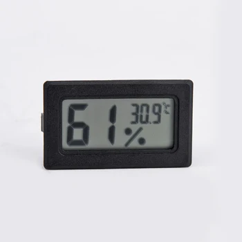 Patogus Mini Skaitmeninis LCD Termometras su Drėgmėmačiu Jutiklis Daviklis Šaldytuvas Akvariumas Stebėsenos Ekranas Drėgmės Jutiklis